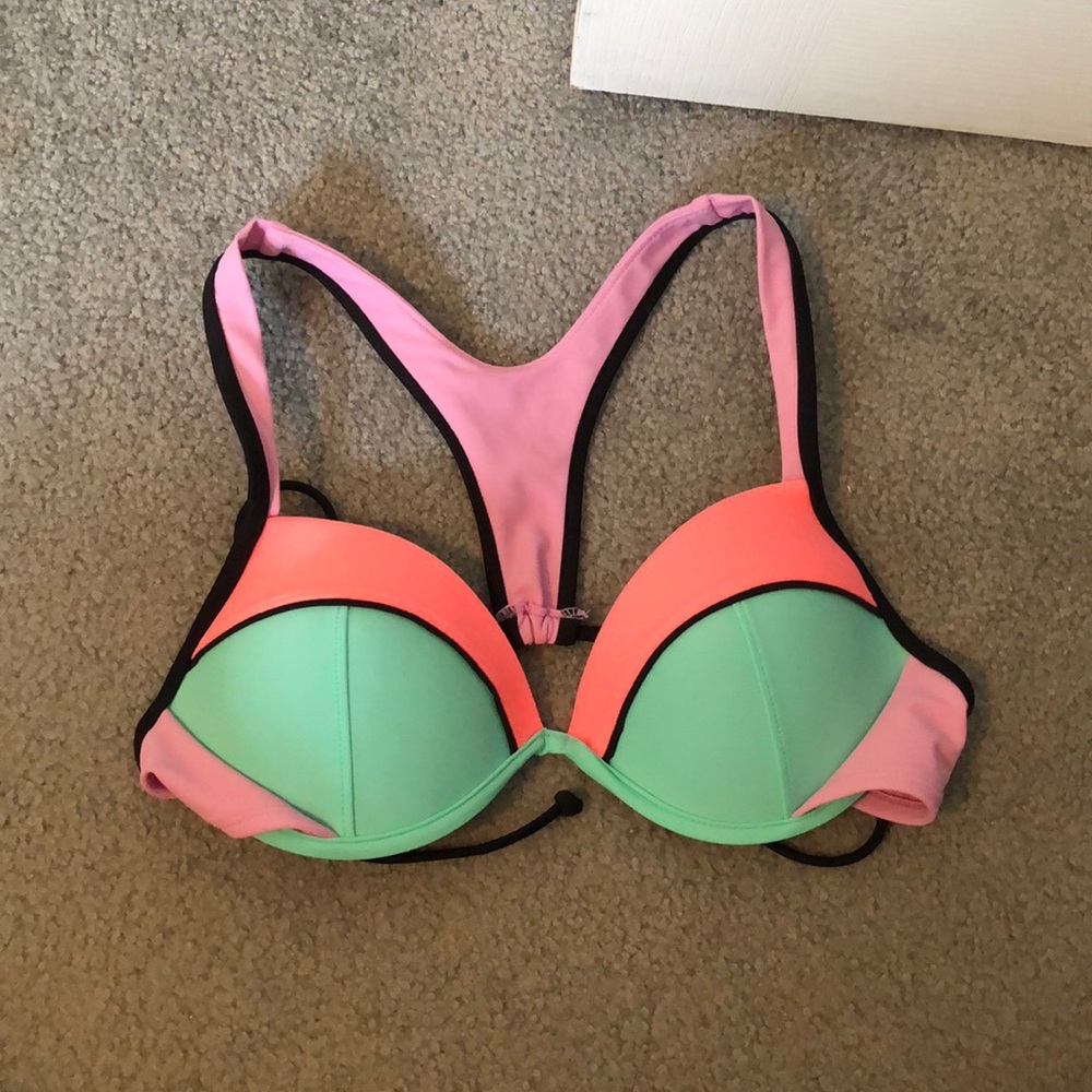 Tri-Color Swim Top